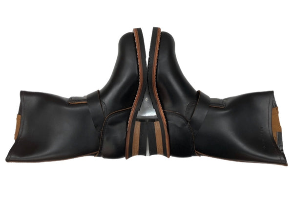 レッドウィング RED WING 11INCH ENGINEER BOOTS Stovepipe エンジニア ブーツ ストーブパイプ ロング バイク 革靴 シューズ 黒 2966 メンズ靴 ブーツ エンジニア ブラック サイズ 8D 104S-1053