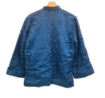 ヴィンテージ vintage 50's 50年代 チャイナジャケット カンフー スリーピング 龍 ドラゴン 刺繍 サテン キルティング ジャケット ブルー 101MT-4801