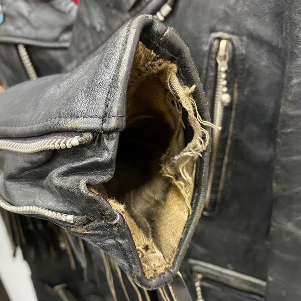 【曜日割引対象外】 ルイスレザー Lewis Leathers 70’s~ LIGHTNING ライトニング 青羽タグ CLIX ZIP レギュラーフィット ジャケット ブラック 201MT-3441 VB