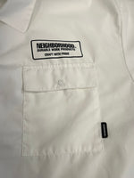 ネイバーフッド NEIGHBORHOOD 23SS CLASSIC WORK SHIRT SS 231TSNH-SHM02 クラシック ワーク シャツ ショートスリーブ 231TSNH-SHM02 半袖シャツ ホワイト Mサイズ 101MT-4727