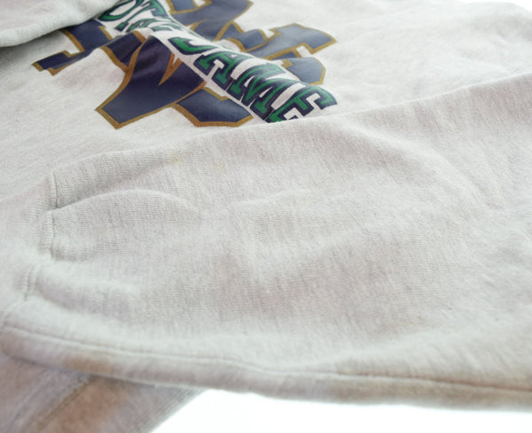 チャンピオン Champion 90s 90's 刺繍タグ REVERSE WEAVE リバースウィーブ USA製 NOTRE DAME カレッジ プリント XL スウェット グレー 103MT-2618