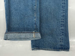 ヒューマンメイド HUMAN MADE STORM COWBOY DENIM PANTS Type 1954 ストーム カウボーイ デニム パンツ ジーンズ ボタンフライ 青 ロゴ デニム ブルー 34 104MB-104