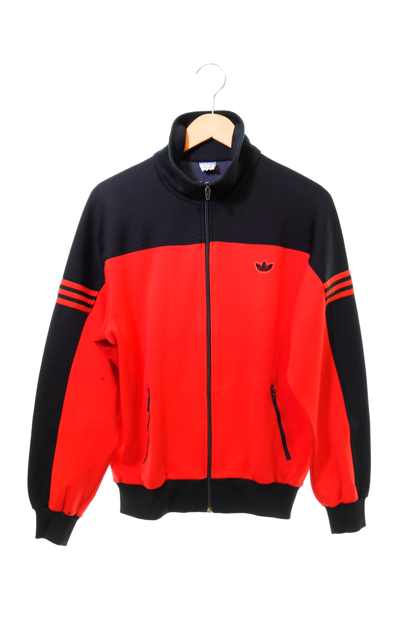 アディダス adidas 60' TRACK JACKET RED MADE IN WEST GERMANY トラックジャケット 赤 5 ジャージ  ワンポイント レッド 103MT-669 | 古着通販のドンドンサガール