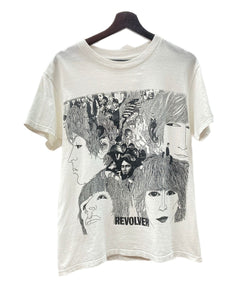 バンドTシャツ BAND-T The Beatles Revolver FRUIT OF THE LOOM 両面プリント 白 Tシャツ プリント ホワイト Mサイズ 104MT-356
