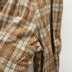 【曜日割引対象外】 ヴィンテージ vintage ~60's チェック ウール ジャケット ブラウン 201MT-4785 VB