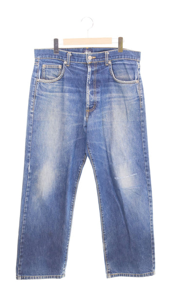 ステューシー STUSSY 90s 90's 90年代 OLD STUSSY USA製 デニムパンツ デニム ブルー 34 103MB-384