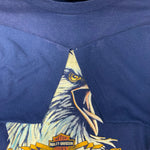 【曜日割引対象外】 ハーレーダビッドソン HARLEY-DAVIDSON 80’s~ RIGHTEROUS RULER Tシャツ ブルー XLサイズ 201MT-3615 VB