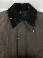 バブアー Barbour BEDALE JACKET ビデイル ジャケット ダブルジップ オイル ワックス 裏チェック アウター 茶 A104 サイズ C36/91CM ジャケット 無地 ブラウン 104MT-1886