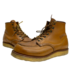 【曜日割引対象外】 レッドウィング RED WING 6-inch Classic Moc 875 メンズ靴 ブーツ ワーク ブラウン 27.5cmサイズ 201-shoes1501 VB