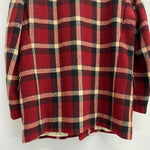 【曜日割引対象外】 ダブルアールエル RRL 90's Western York Tweed Check Half Coat 三つ星 ジャケット レッド Mサイズ 201MT-3835 VB