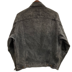 【曜日割引対象外】 リーバイス Levi's ~90's 70507-0253 USA製 ケミカルウォッシュ ブラック デニム ジャケット ブラック Sサイズ 201MT-3768 VB