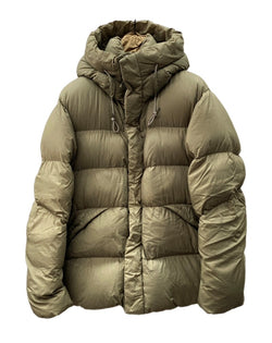 テンシー Ten c ALPINE DOWN JACKET アルパイン ダウン ジャケット ガーメントダイナイロン ジップアップ アウター 緑 TC-J1128 サイズ 48 ジャケット 無地 カーキ 104MT-1422