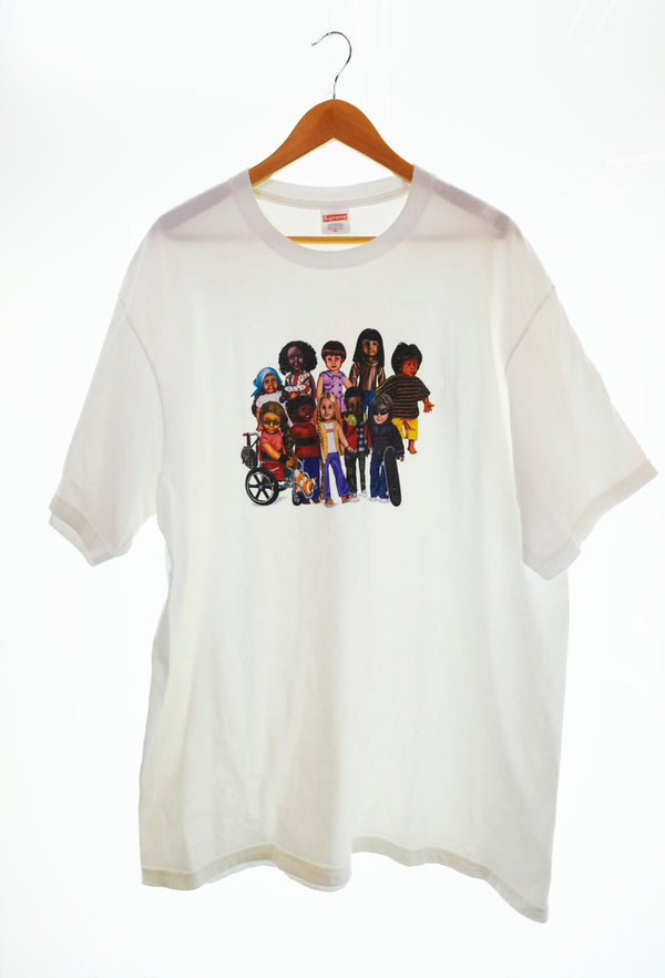 シュプリーム SUPREME Children Tee プリント 半袖Tシャツ 白 Tシャツ ホワイト LLサイズ 103MT-1235