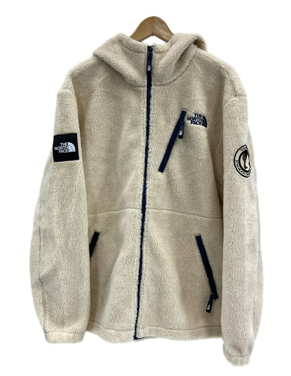 ノースフェイス THE NORTH FACE RIMO FLEECE HOOD JACKET フリースジャケット アウター ボア アイボリー NJ4FL53J 2XL ジャケット ベージュ 3Lサイズ 101MT-3295