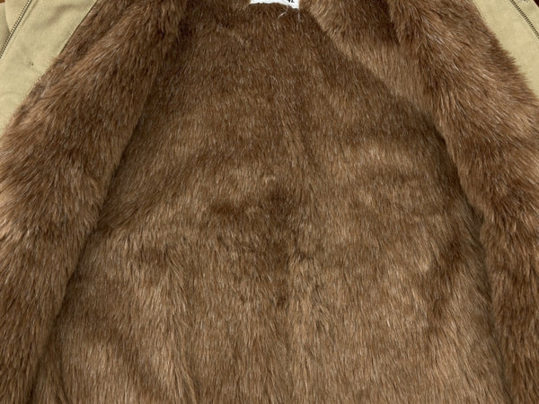 ミリタリー Military N-1 DECK JACKET デッキ ジャケット ミリタリー ジップアップ 裏ボア U.S NAVY 軍物 アウター 緑 サイズ 42 ジャケット ロゴ カーキ 104MT-1812