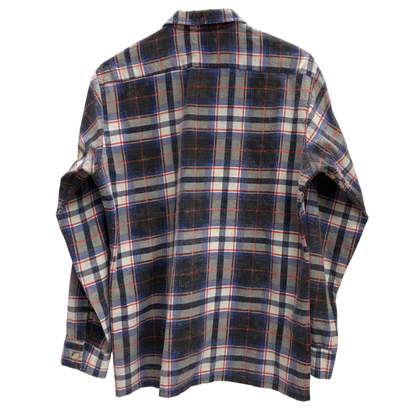 【曜日割引対象外】 ヴィンテージ vintage 60's Weareis gold チェックシャツ 長袖シャツ ブルー Mサイズ 201MT-4269 VB