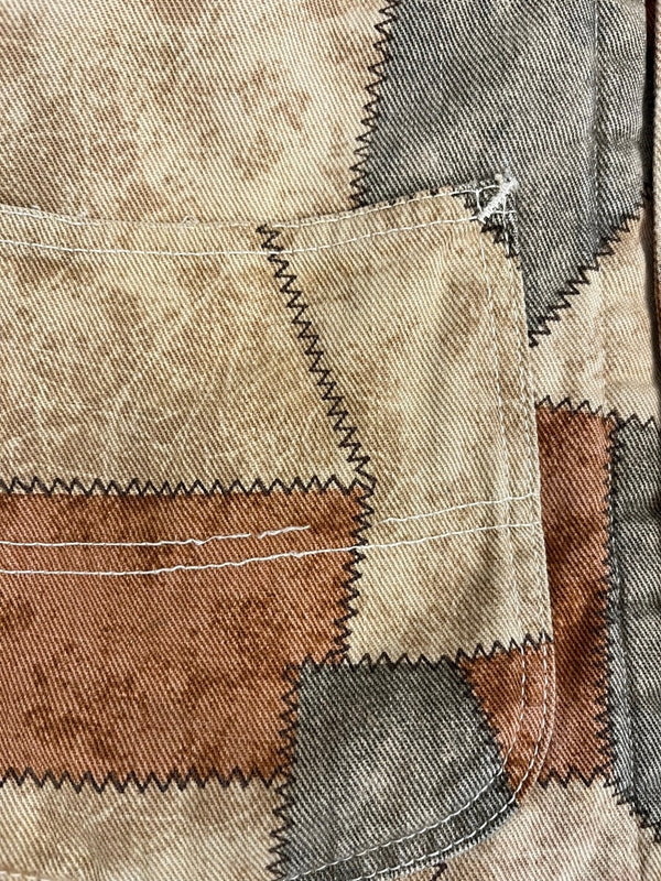 リー Lee ヴィンテージ Vintage パッチワーク ボアジャケット  ジャケット ブラウン パッチワーク柄 101MT-4610