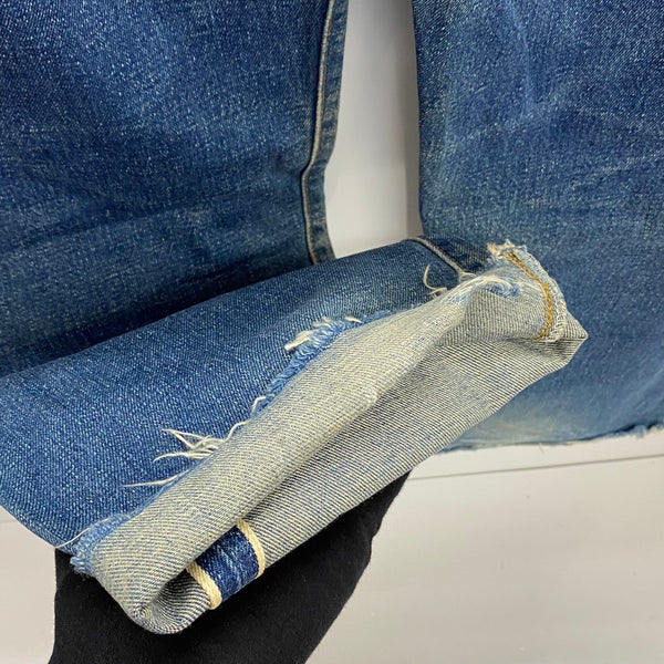 【曜日割引対象外】 リーバイス Levi's 90's 501 バレンシア USA製  555 赤耳 110years デニム ブルー W36 L36サイズ 201MB-979 VB