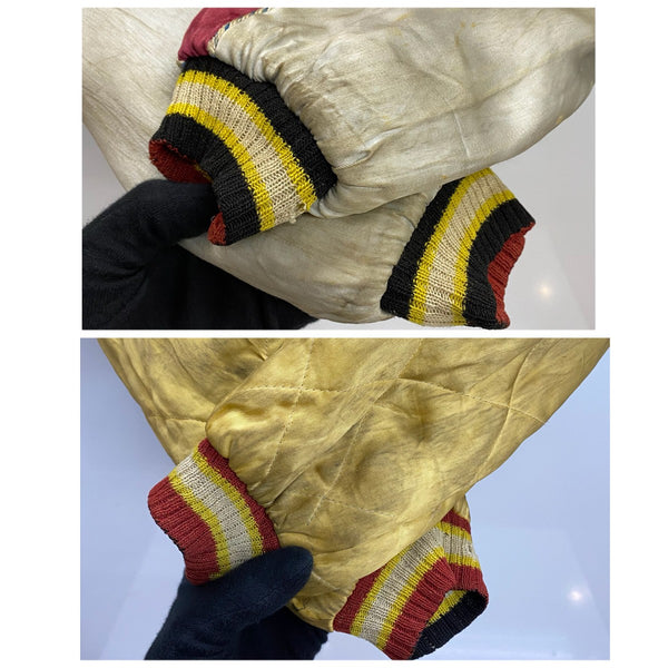 【曜日割引対象外】 ヴィンテージ vintage 50's JAPAN SOUVENIR JACKET スカジャン CHERRY ZIPPER ジャケット レッド 201MT-3775 VB