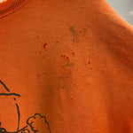 セントマイケル SAINT MICHAEL JS & LMB CRW SWEAT SM-YS8-0000-028 スウェット オレンジ Lサイズ 201MT-4163