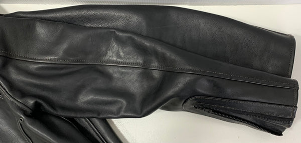 アヴィレックス AVIREX レザー シングルライダース 6141057 ジャケット ブラック Mサイズ 201MT-4689