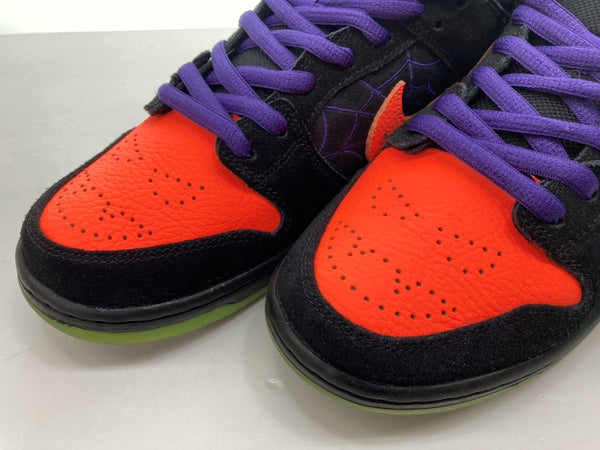 ナイキ NIKE 19年製 SB DUNK LOW NIGHT OF MISCHIEF ダンク ロー ナイト オブ ミスチーフ ハロウィン オレンジ 紫 黒 BQ6817-006 メンズ靴 スニーカー ブラック 29cm 104-shoes559