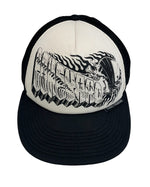 ステューシー STUSSY × ネイバーフッド NEIGHBORHOOD BONEYARDS メッシュキャップ 帽子 メンズ帽子 キャップ ブラック 101hat-127