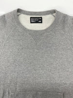 ループウィラー LOOPWHEELER × PORTER ポーター KANGAROO CREW NECK SWEATSHIRT カンガルー クルー ネック スウェットシャツ サムホール トレーナー 灰 スウェット 無地 グレー Sサイズ 104MT-2322