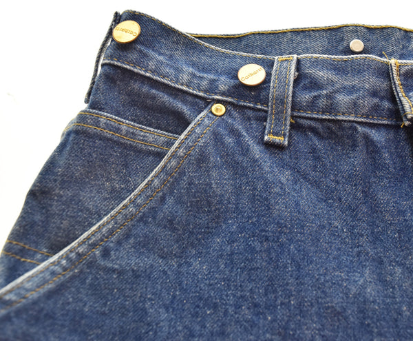 カーハート Carhartt ダブルニー ダックペインター パンツ ワークパンツ  デニム ブルー 103MB-672
