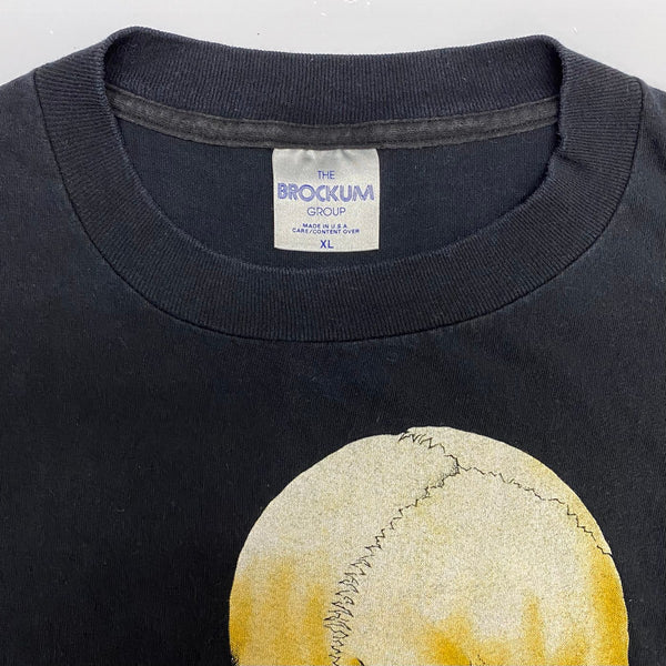 【曜日割引対象外】 ヴィンテージ vintage 90's ラッシュ RUSH 1991 ROLL THE BONES PUSHEAD USA製 Tシャツ ブラック XLサイズ 201MT-4294 VB