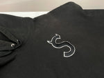 シュプリーム SUPREME S Logo Hooded Sweatshirt エス ロゴ フーディ シャツ スウェット デビルSロゴ ツノSロゴ 黒 パーカ 刺繍 ブラック 2XLサイズ 104MT-2253