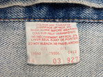 リーバイス Levi's 90s 90年代 75506-0412 デニム トラッカージャケット Gジャン カナダ製 青 サイズ44 ジャケット 無地 ブルー 104MT-2256