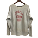 【曜日割引対象外】 チャンピオン Champion 70's 初期単色タグ USA製  リバースウィーブ 三段プリント スウェット グレー Lサイズ 201MT-4285 VB