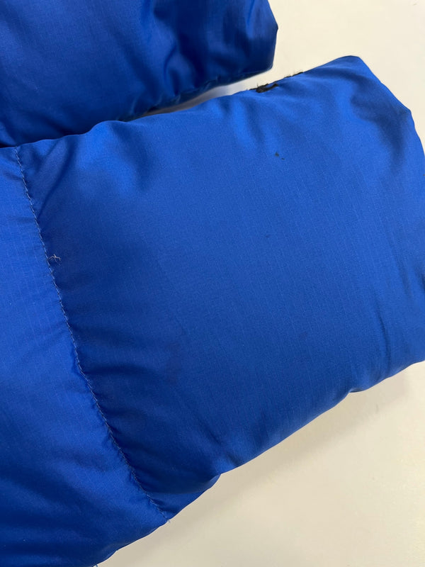 ラルフローレン RalphLauren ダウンジャケット フード バイカラー オレンジ×青 ジャケット ブルー Sサイズ 101MT-5391