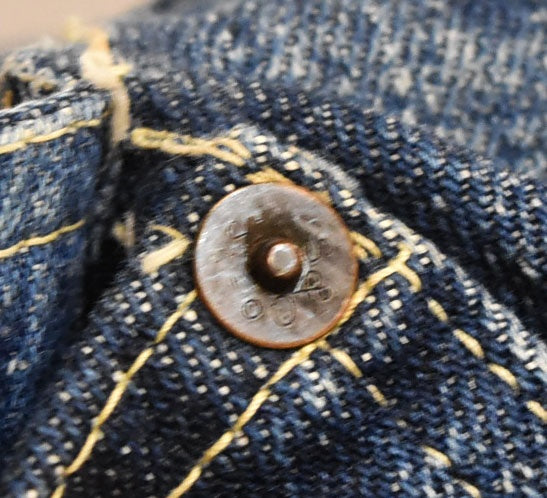 リーバイス Levi's 506xx 1st 30年代 30s 1937 戦前 片面タブ 革パッチ VINTAGE DENIME JACKET ファースト ヴィンテージ デニム オリジナル リベット刻印Co 小文字o ジャケット ブルー 103MT-2183