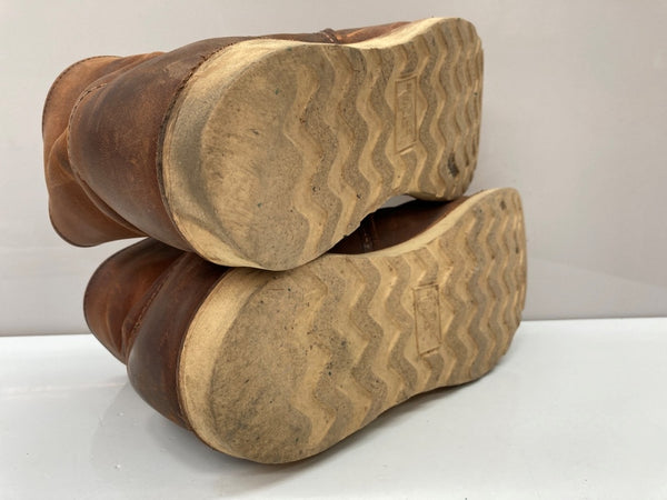 レッドウィング RED WING 6-inch CLASSIC ROUND TOE クラシック ラウンド レースアップ ワークブーツ アウトドア 8 1/2D 茶 9111 メンズ靴 ブーツ ワーク ブラウン 26.5cm 104S-1072