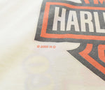 ハーレー ダビッドソン Harley Davidson  00's COLORADO SPRINGS EAGLE PRINT Tee コロラド イーグル Made in USA Hanes BEEFY-T XL Tシャツ ホワイト 103MT-2887