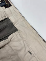 ダブルアールエル RRL CHINO PANTS チノ パンツ ワーク ボタンフライ トラウザーズ Ralph Lauren 灰 無地 44788 チノパン グレー 34×32 104MB-339