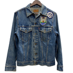 【曜日割引対象外】 リーバイス Levi's 70's~ 4th ワッペン デニムジャケット ジャケット ブルー 36サイズ 201MT-4471 VB