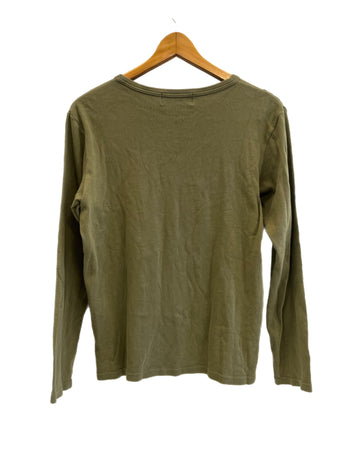 ヒステリックグラマー HYSTERIC GLAMOUR HYSTERIC ヒステリック プリント 長袖カットソー ロンT カーキ フリーサイズ 101LT-257