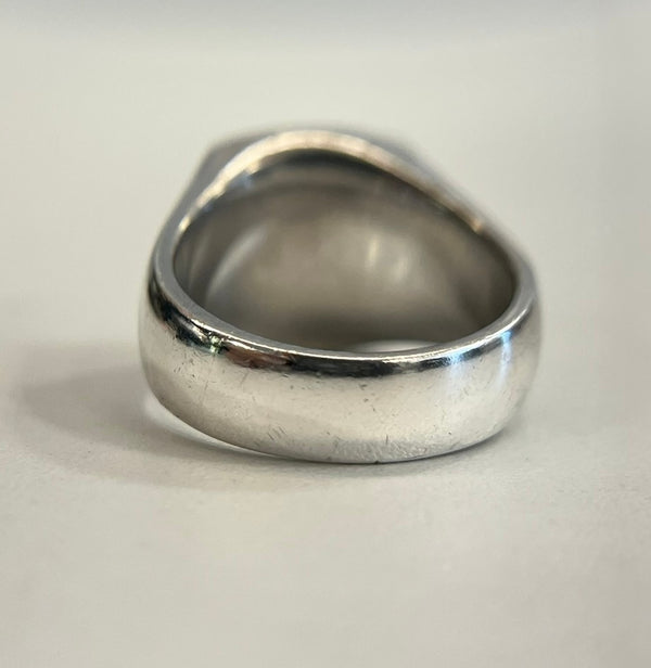 トムウッド TOMWOOD Cushion Satin クッションサテンリング シグネットリング 印台 925刻印 　 メンズジュエリー・アクセサリー 指輪・リング シルバー 101goods-174