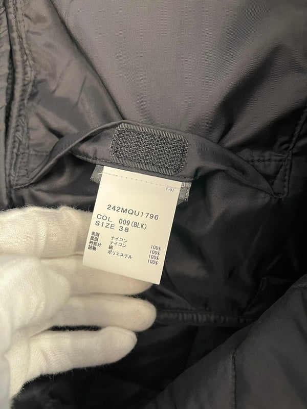 バーブァー Barbour TRANSPORT QUILTED JACKET トランスポート キルティング ブルゾン 黒 242MQU1796 38 ジャケット ブラック 101MT-5324