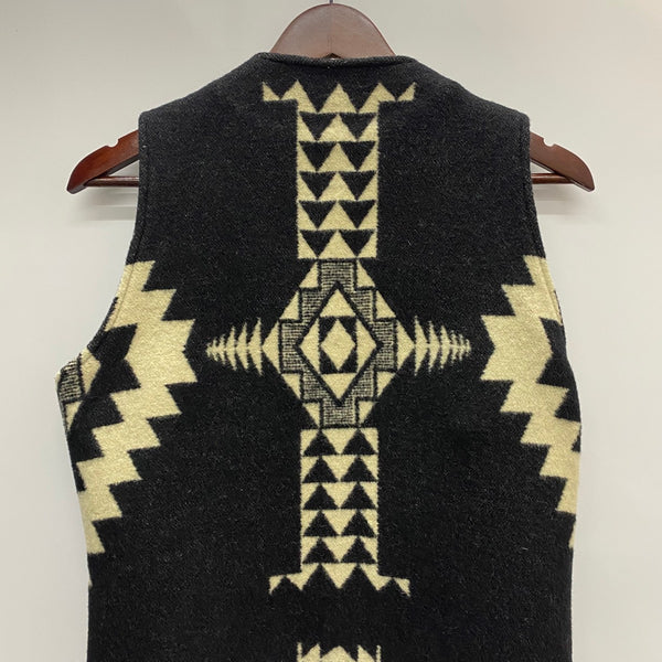 【曜日割引対象外】 ジェラード JELADO セーラムベスト Salem Vest ウール チマヨ柄 ベスト ブラック Mサイズ 201MT-4554 VB