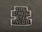 ブラックアイパッチ BlackEyePatch TEE 半袖 カットソー コットン クルーネック プルオーバー ロゴパッチ 刺繍 GRAY 灰色 Tシャツ ワンポイント グレー Lサイズ 104MT-1896