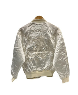 ほしひめ Hoshihime 星姫 スカジャン 龍刺繍 スカジャン サテン 白 F-002 ジャケット ホワイト フリーサイズ 101MT-5383