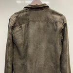 【曜日割引対象外】 ダブルアールエル RRL ネルシャツ ウール 7998267WKS 長袖シャツ ブラウン Mサイズ 201MT-4772 VB