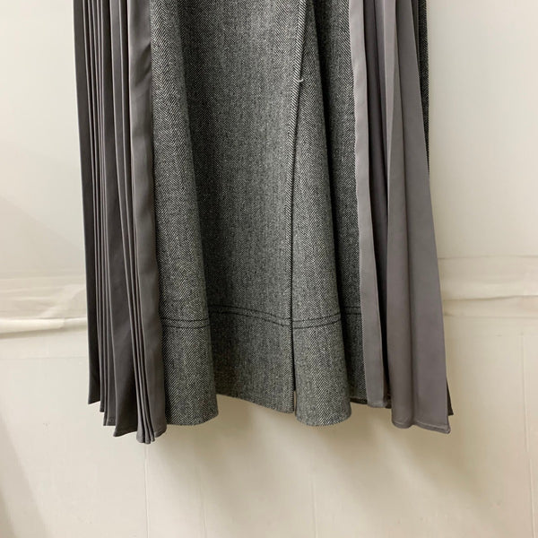 アルページュストーリー Arpege story ジレトレンチ サイドプリーツ ベルト付き ベスト グレー 201LT-456