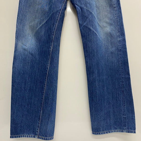 【曜日割引対象外】 リーバイス Levi's 66501 USA製 復刻 ダブルネーム デニム ブルー W34 L36サイズ 201MB-1039 VB