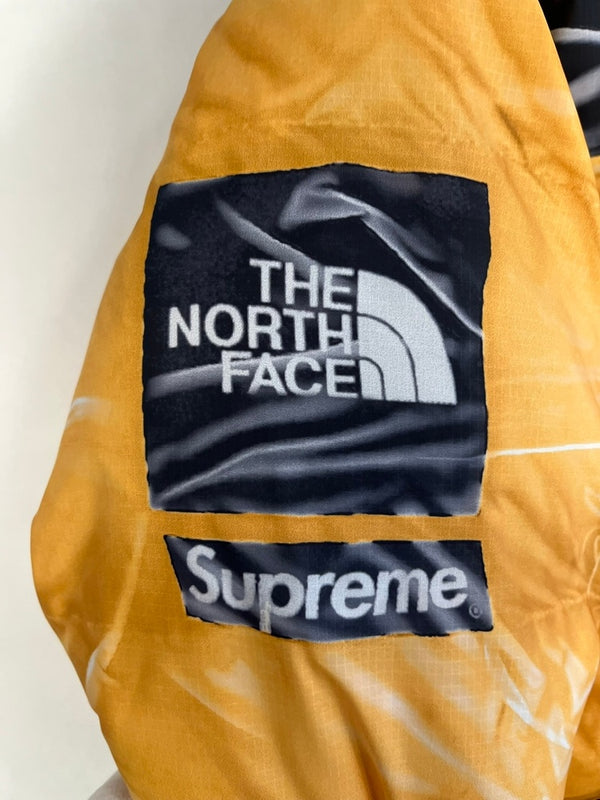 シュプリーム SUPREME 23SS ×THE NORTH FACE Printed Nuptse Jacket ノースフェイス プリンテッド ヌプシ ダウンジャケット ND02300I ジャケット イエロー Mサイズ 101MT-4414