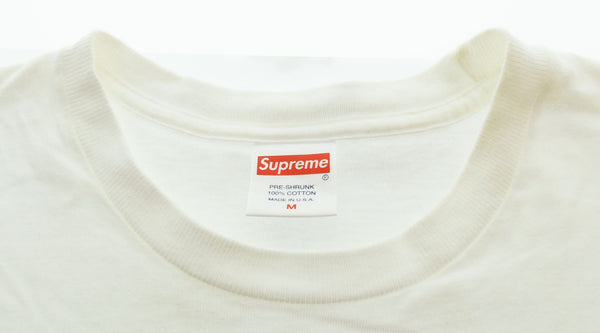 シュプリーム SUPREME  21AW Stack Tee グラフィック プリント 半袖 Tシャツ 白 Tシャツ ホワイト Mサイズ 103MT-2615